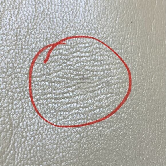 WILFRED Aritzia Melina High Waisted Vegan Leather Pants Sz 0 Flax Beige + Flaws - Picture 8 of 8